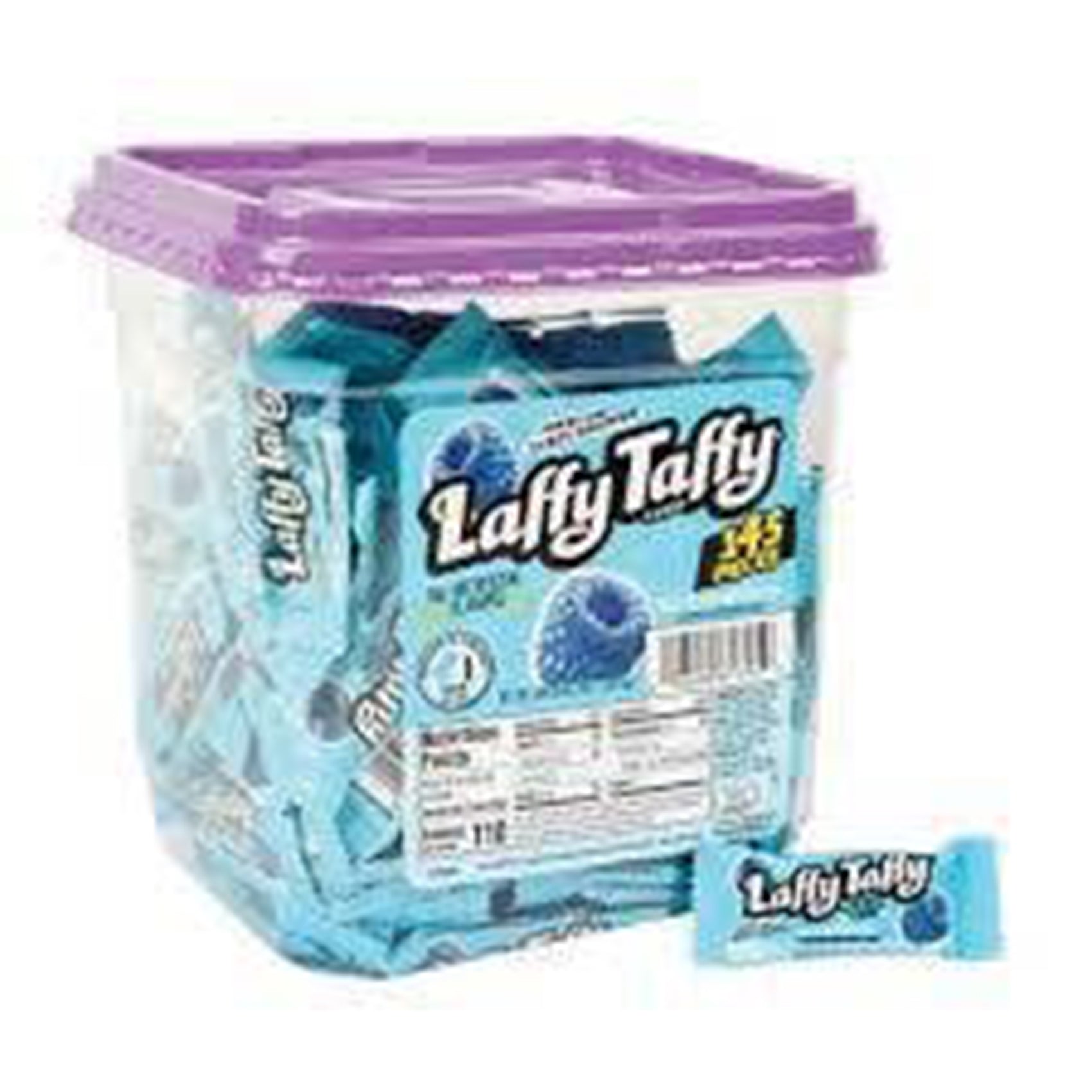 Laffy Taffy Blue Raspberry Mini Bars, 145ct Tub