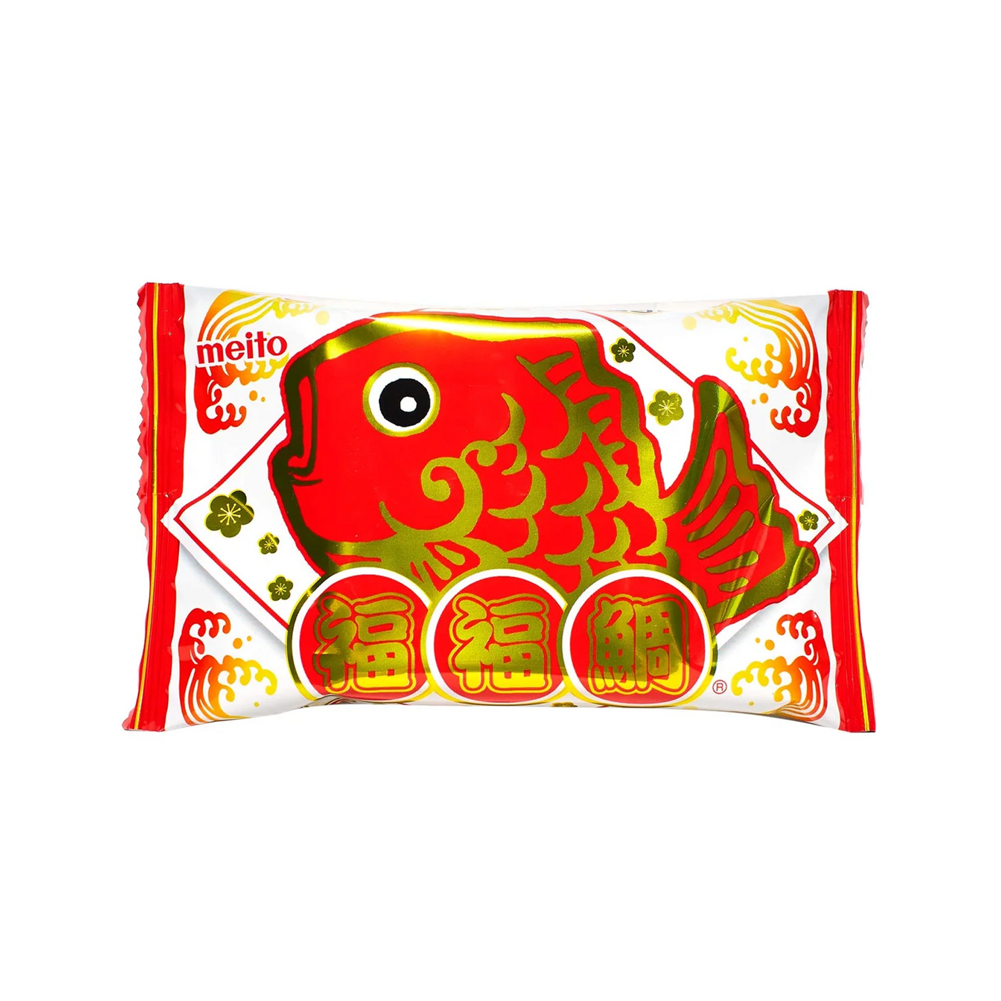 Meito Puko Puku Taiyaki Fish Aerated Chocolate, 10ct RED
