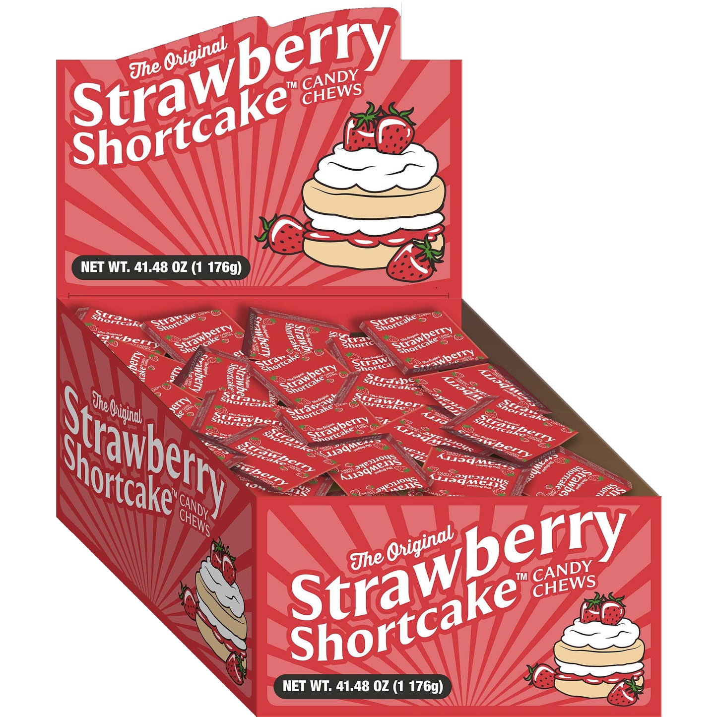 The Original Strawberry Shortcake Taffy, 140ct Tub