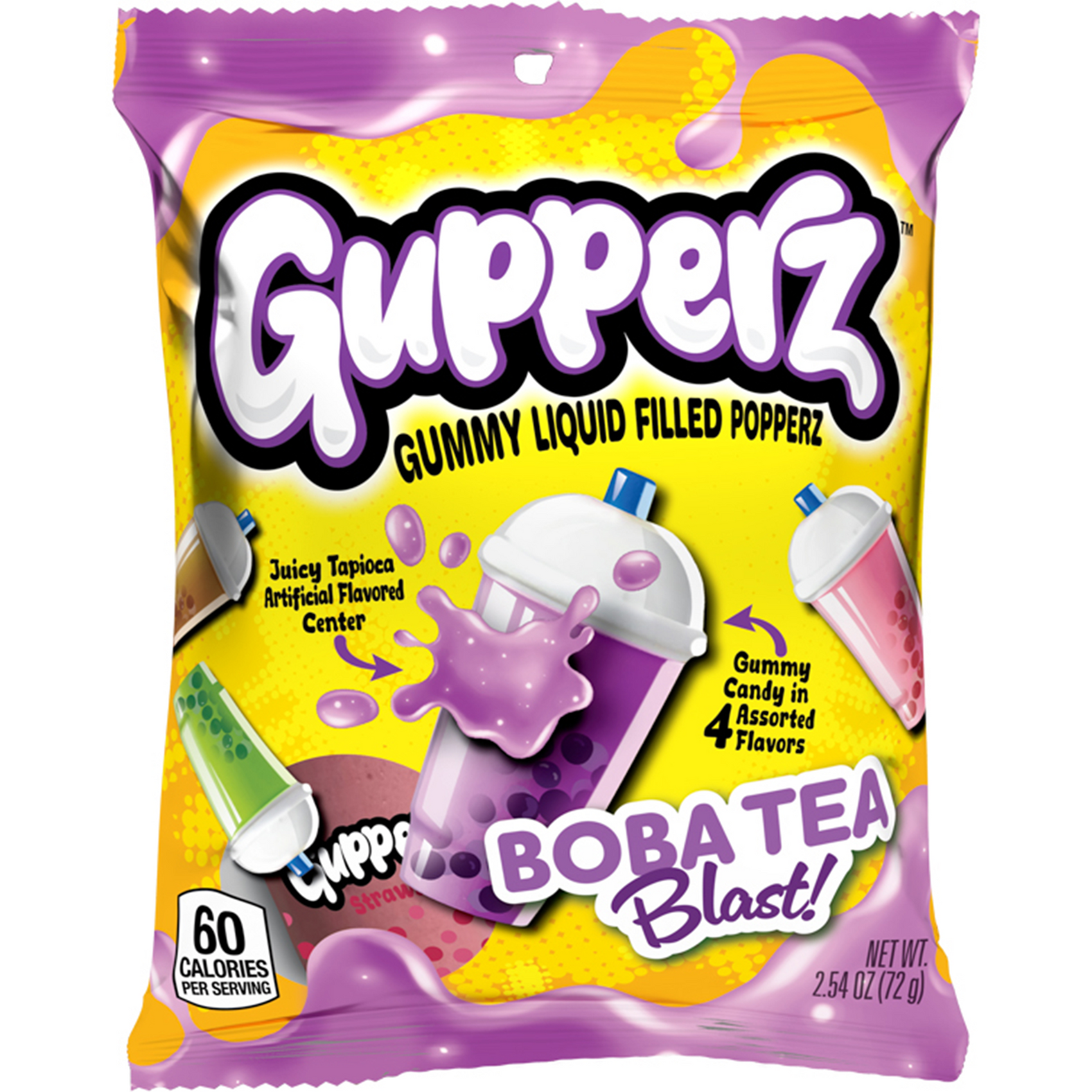 Gupperz Boba Tea Blast, 2.54oz, 12ct