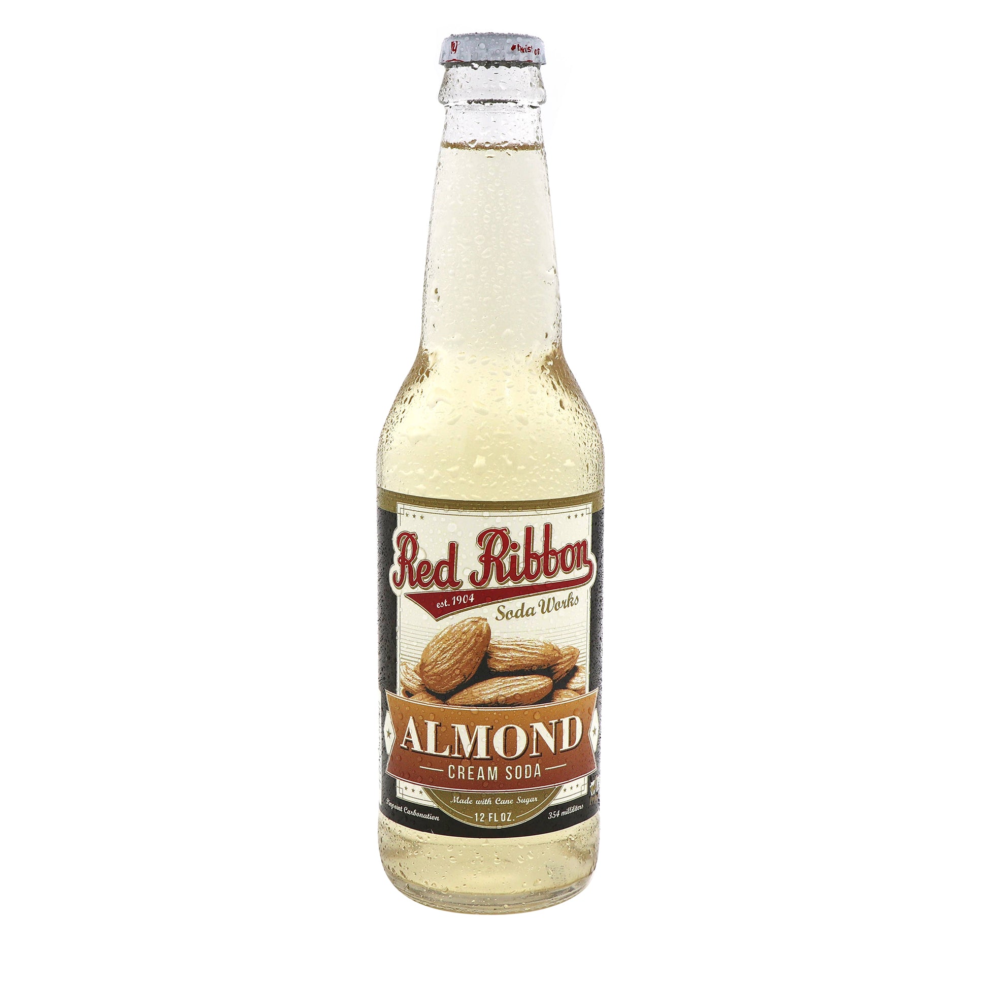 Red Ribbon Almond Cream, 12 Fl oz, 12ct Bottles
