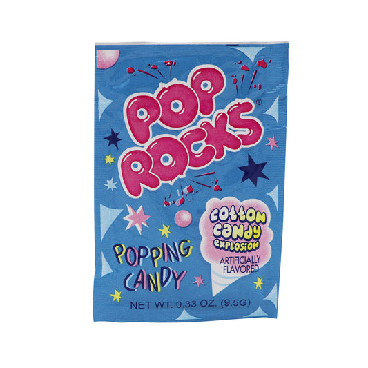 Pop Rocks, Cotton Candy, 0.33oz, 24Ct Case