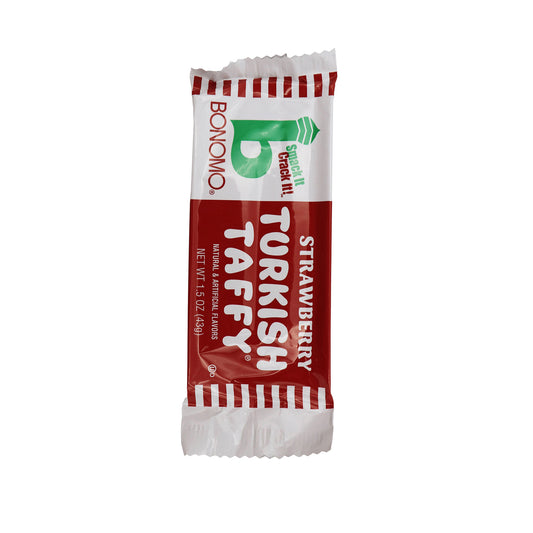 Bonomo Turkish Taffy Strawberry, 1.5oz, 24ct Case