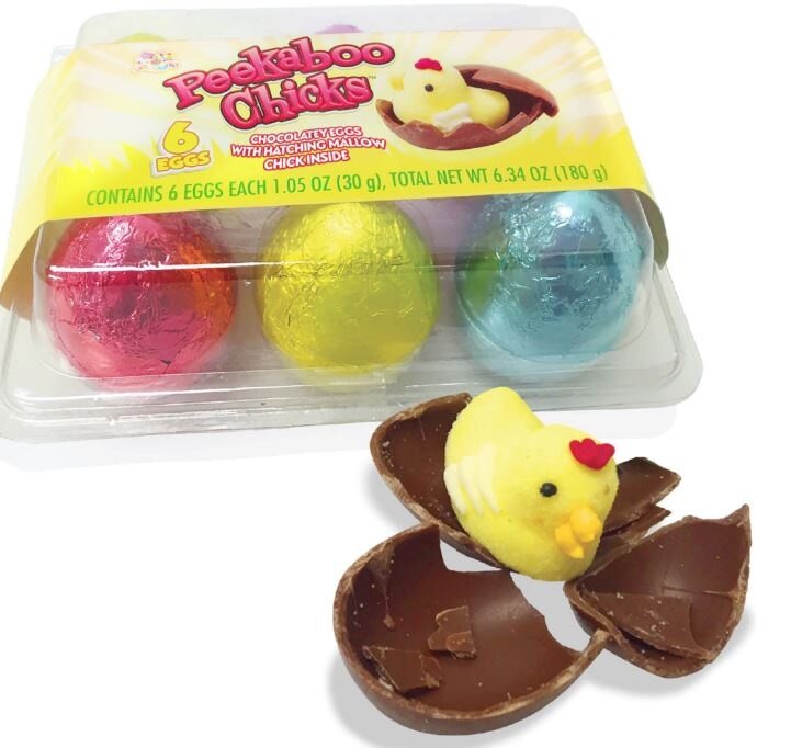 Peek-A-Boo Chicks Egg Crate, 6ct