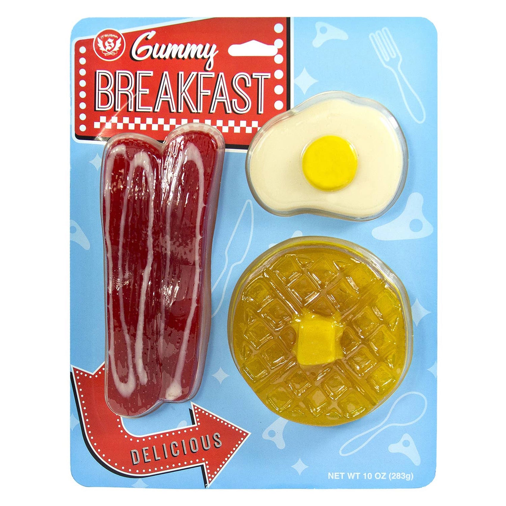 Giant Gummy Breakfast, 10oz, 6ct Case