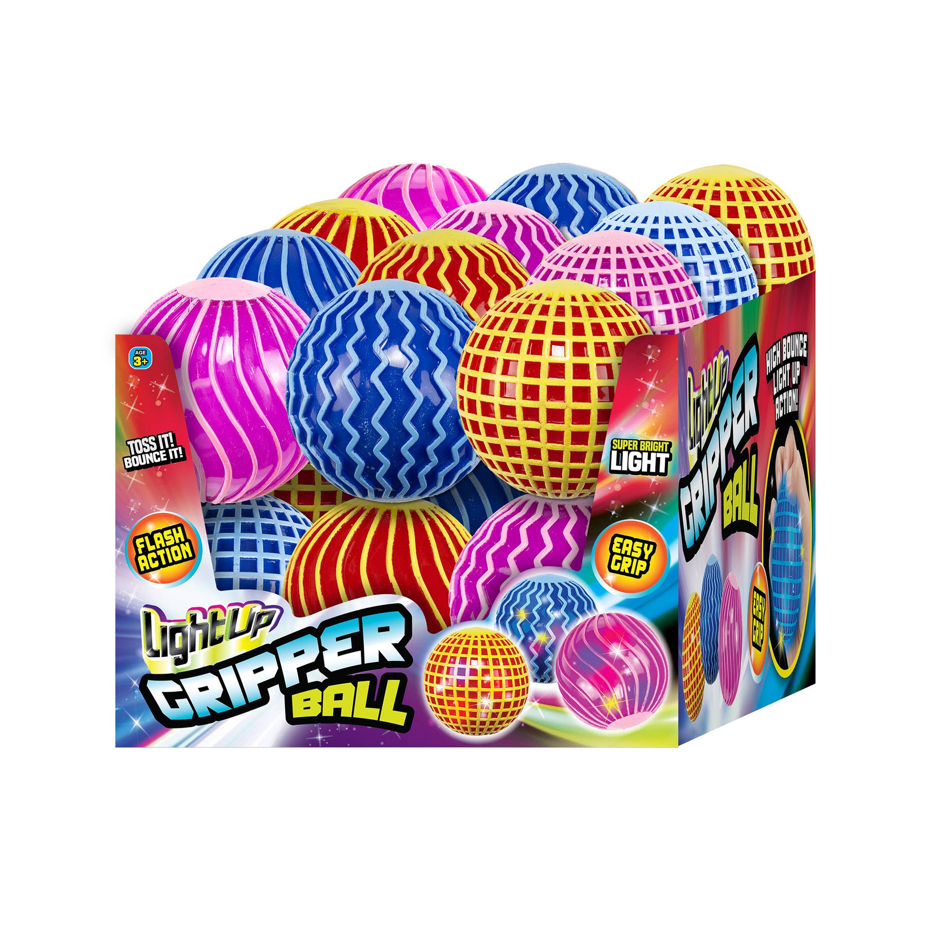 Light-Up Gripper Ball, 24ct