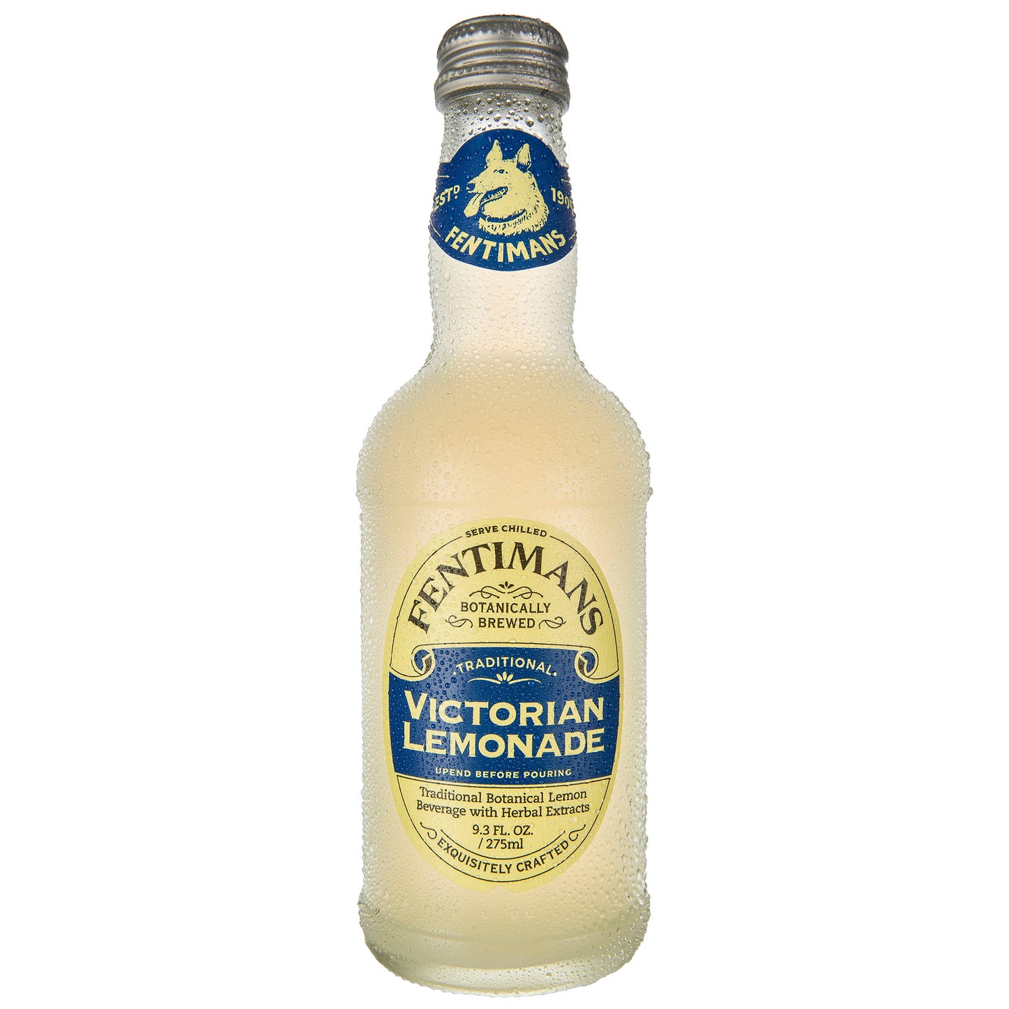 Fentiman's Victorian Lemonade Soda, 9.3oz Glass Bottle 12ct