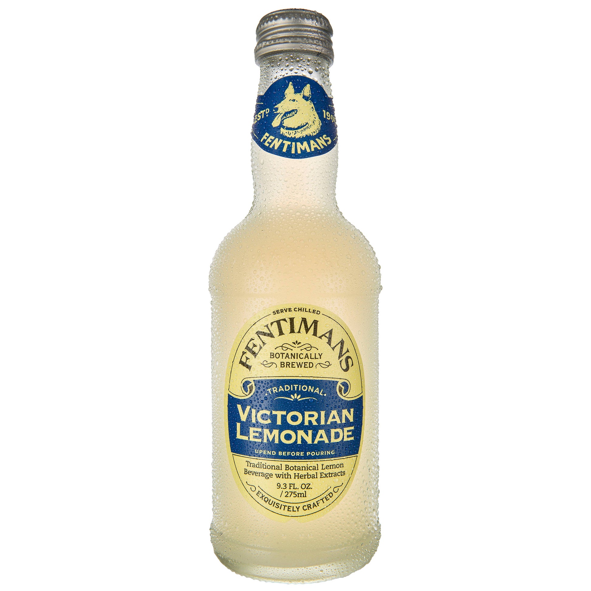 Fentiman's Victorian Lemonade Soda, 9.3oz Glass Bottle 12ct