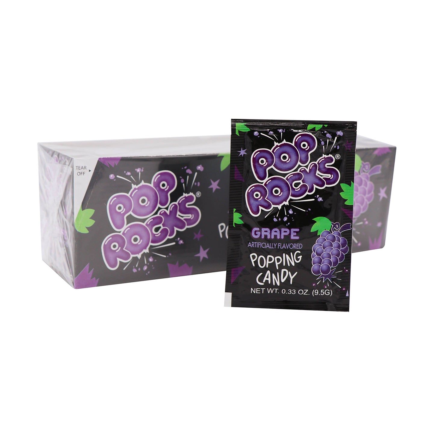 Pop Rocks, Grape, 0.33oz, 24Ct Case – Grandpa Joe's