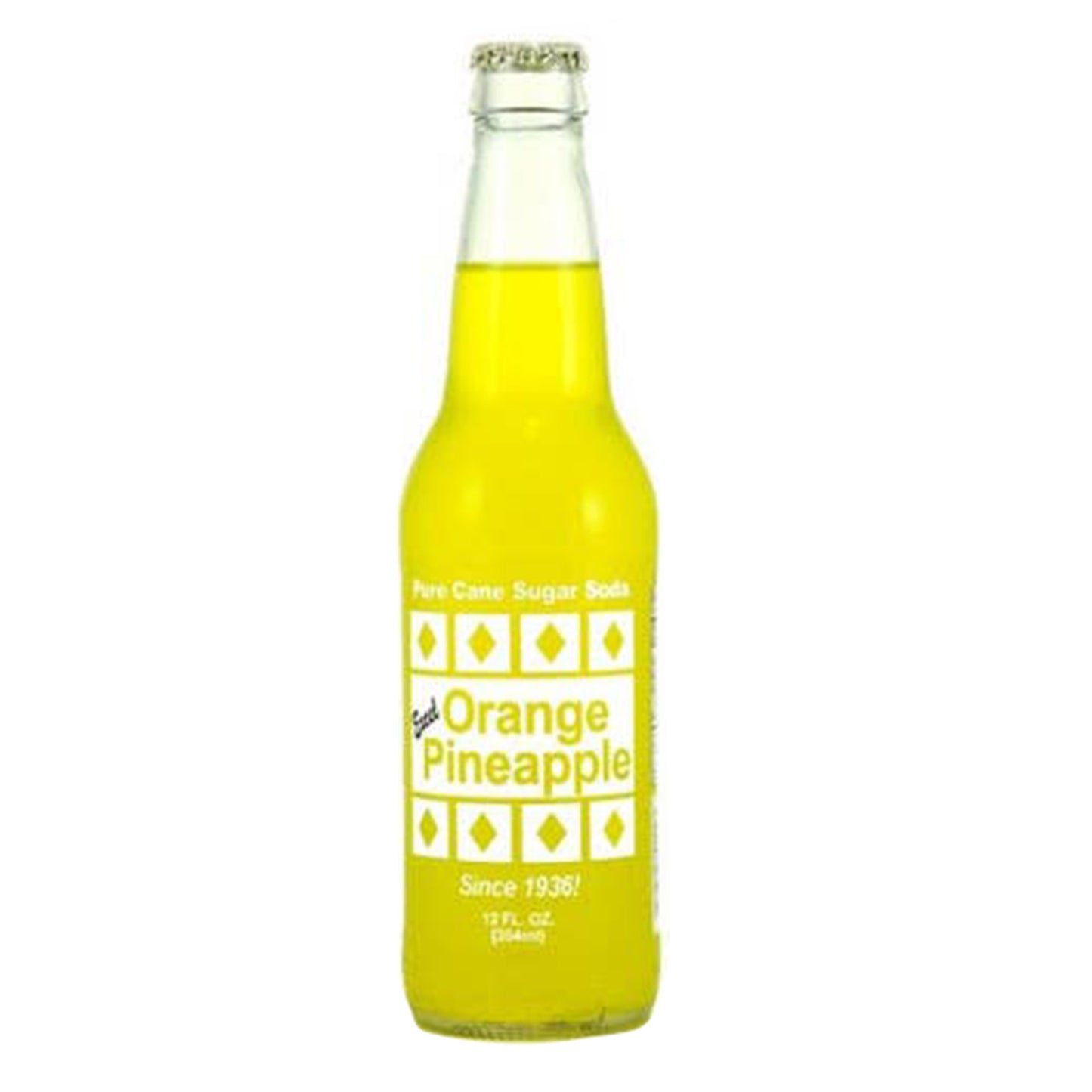 Excel Orange Pineapple, 12oz Glass Bottle 12ct